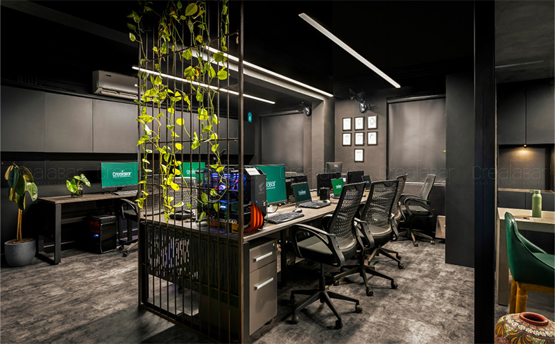 Creatabar 室内设计工作室办公空间设计丨印度丨JITH MOHAN-7