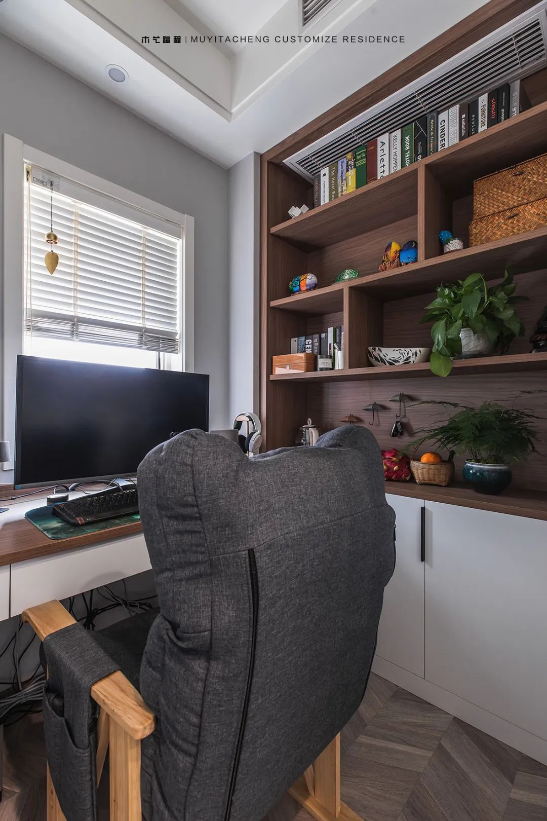 重庆北碚区 130㎡舒适跃层丨中国重庆丨木艺踏程全屋定制-68