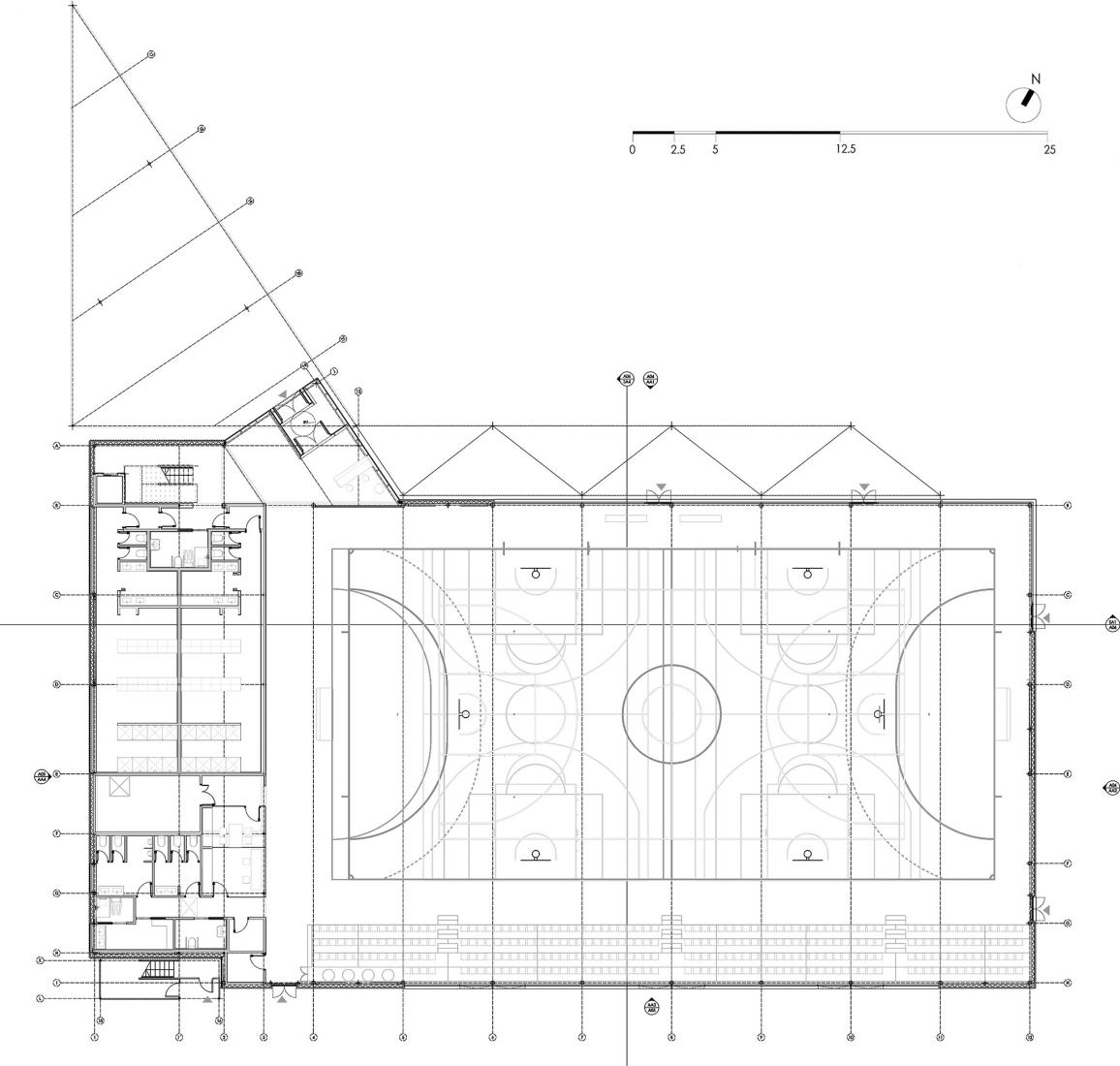 OAOB Arquitectura设计的多功能体育馆丨西班牙马德里-51
