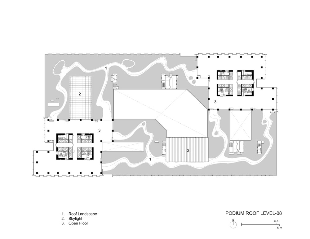 深圳 B-Tech 塔楼 | 绿色双塔，地标性办公设施-36