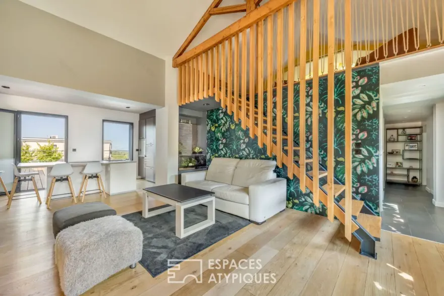 玻璃之光 | 近里昂的现代农场别墅设计-5