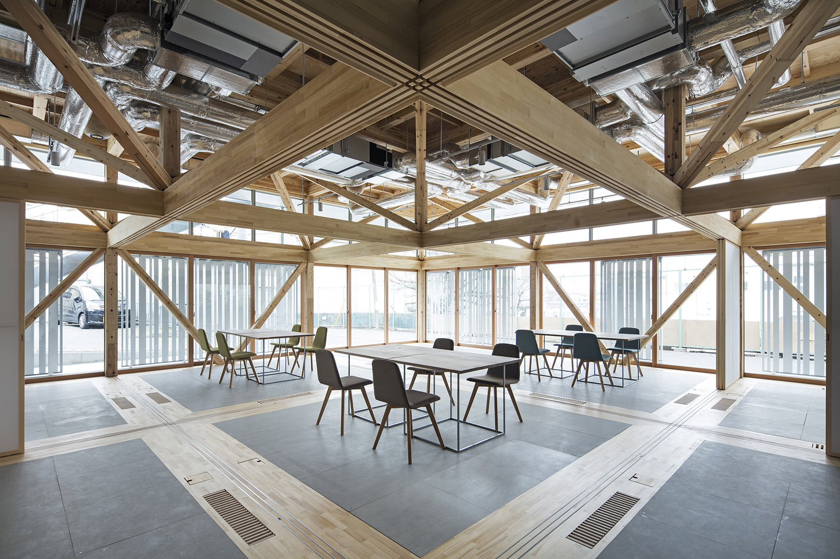 百变空间 & 工厂改造的多功能社区中心，日本 / Aki Hamada Architects-78