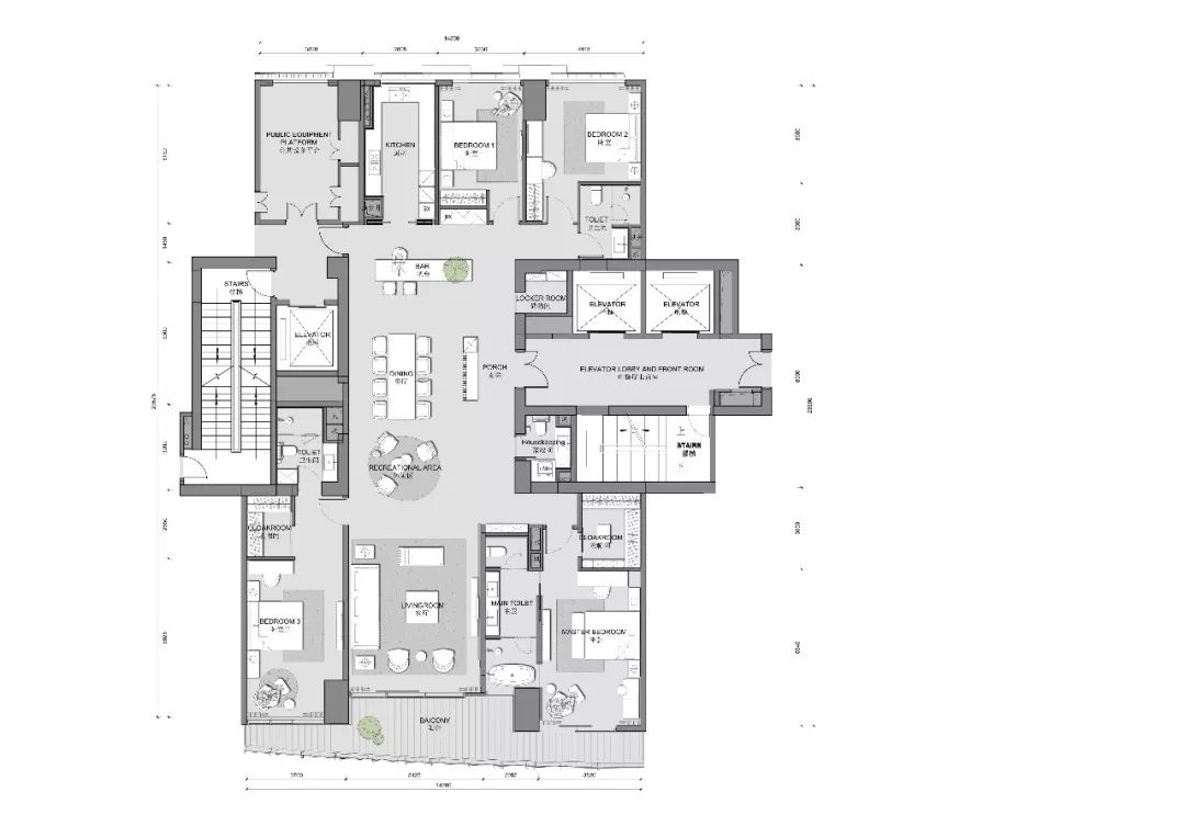 绍兴源盛·云锦中心大平层样板间-88