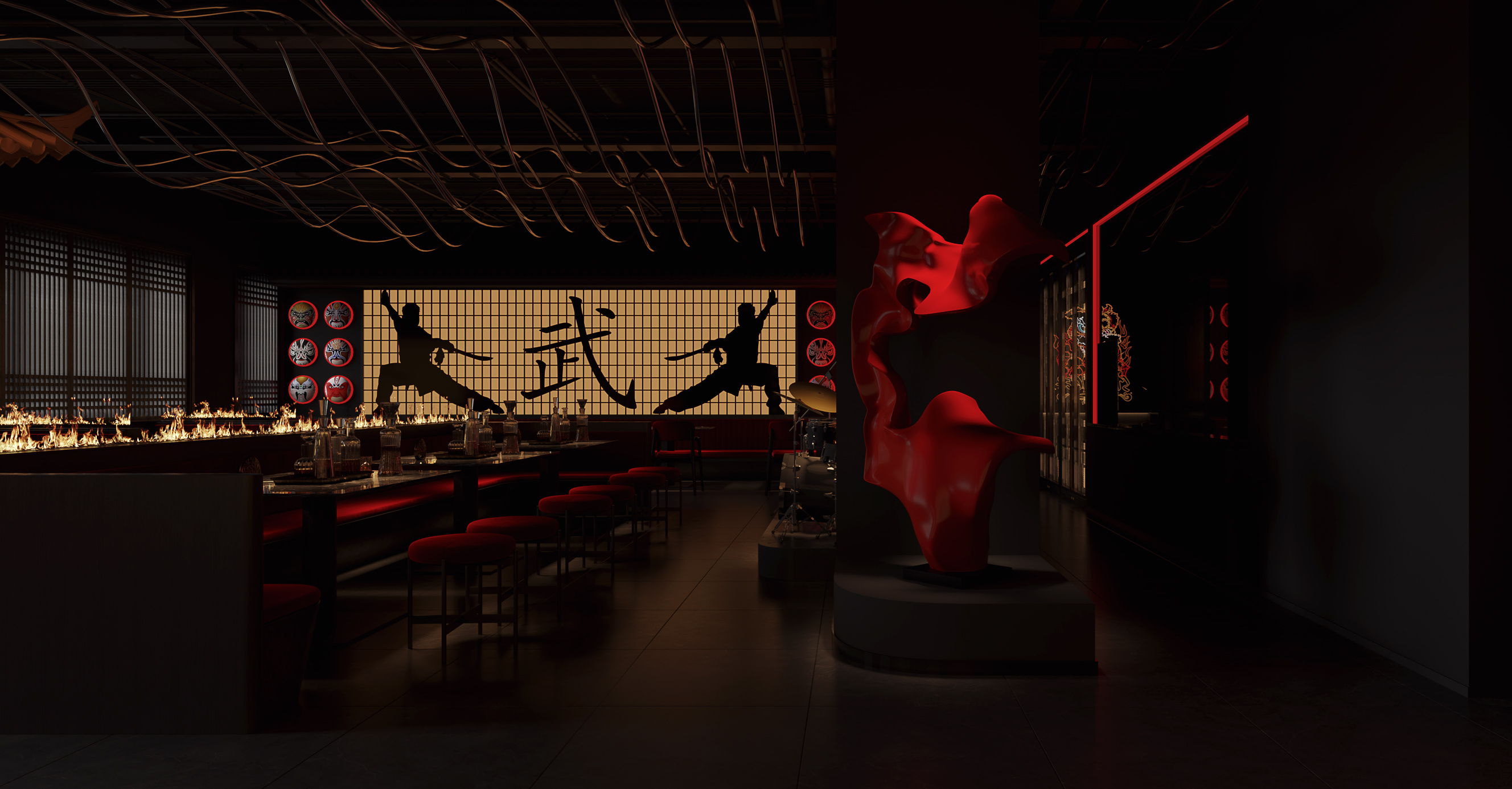 商装的开始火锅店国潮音乐串吧-2