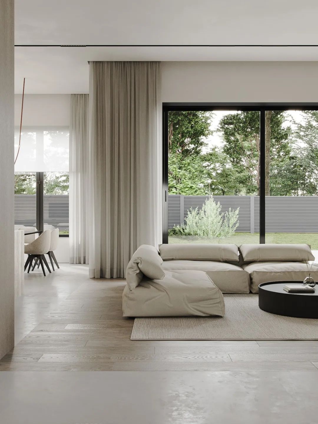 现代简约乡村风的居住空间-17