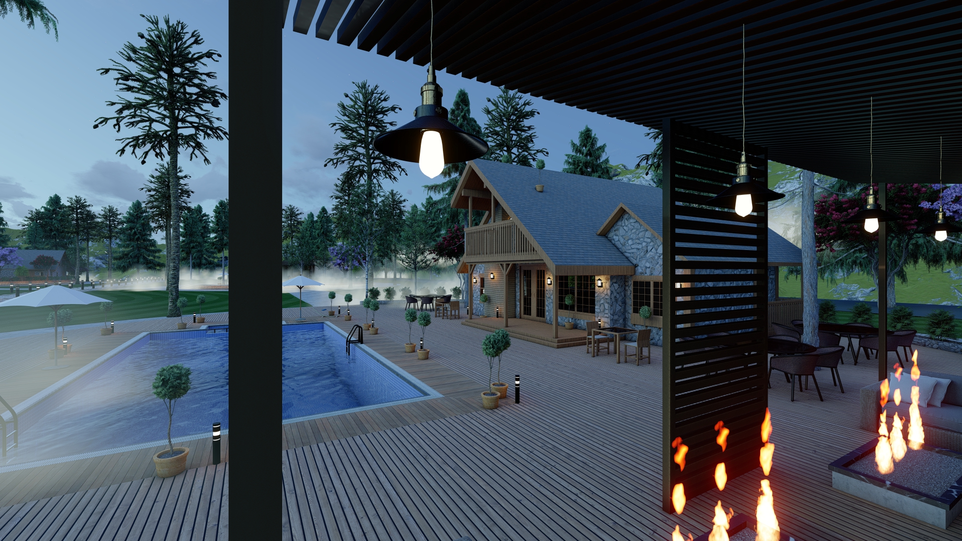 Resort design in Canada/ Freelance paid project-3