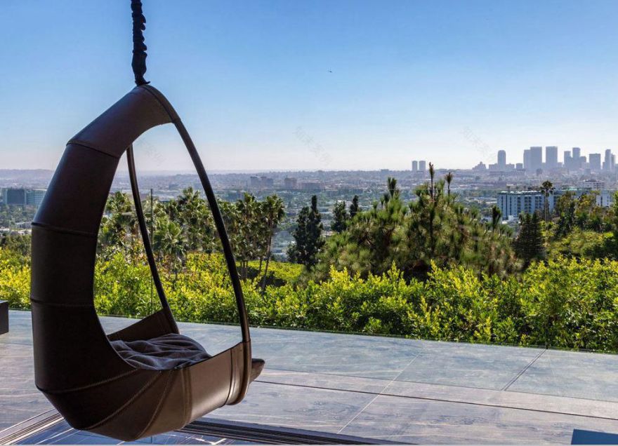 洛杉矶双层泳池豪宅,诠释精致考究的现代生活-48