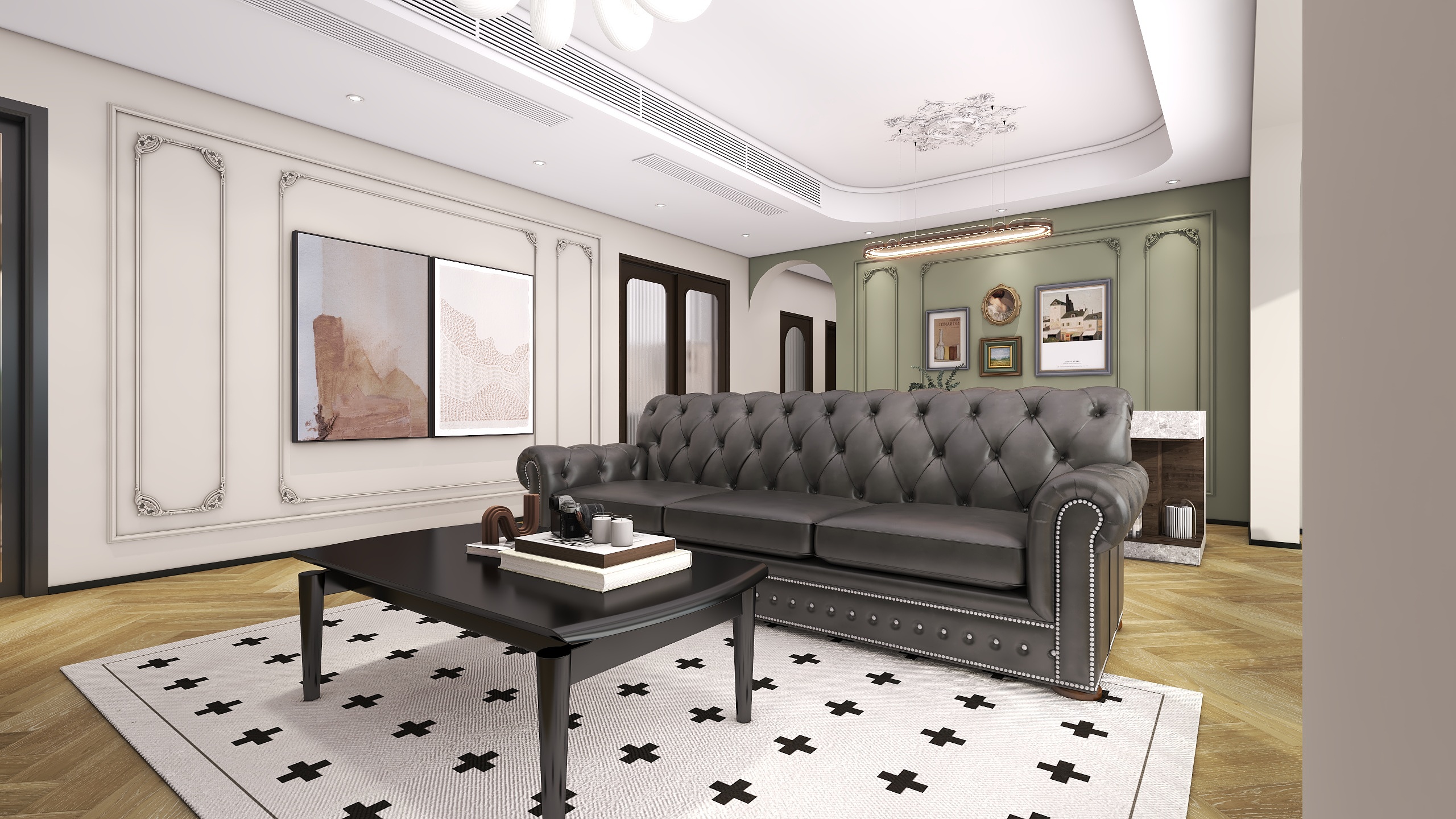 四川成都华府悦璟（115平方简约法式三居室）-12