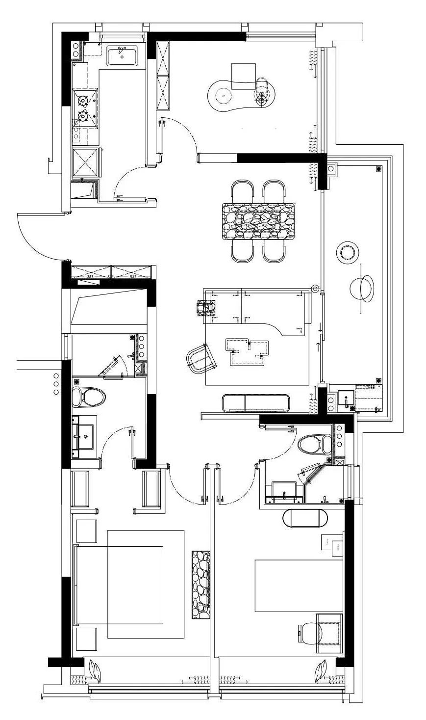 杭州中旅归锦府现代简约样板间 | 家的色彩与都市绿洲-55