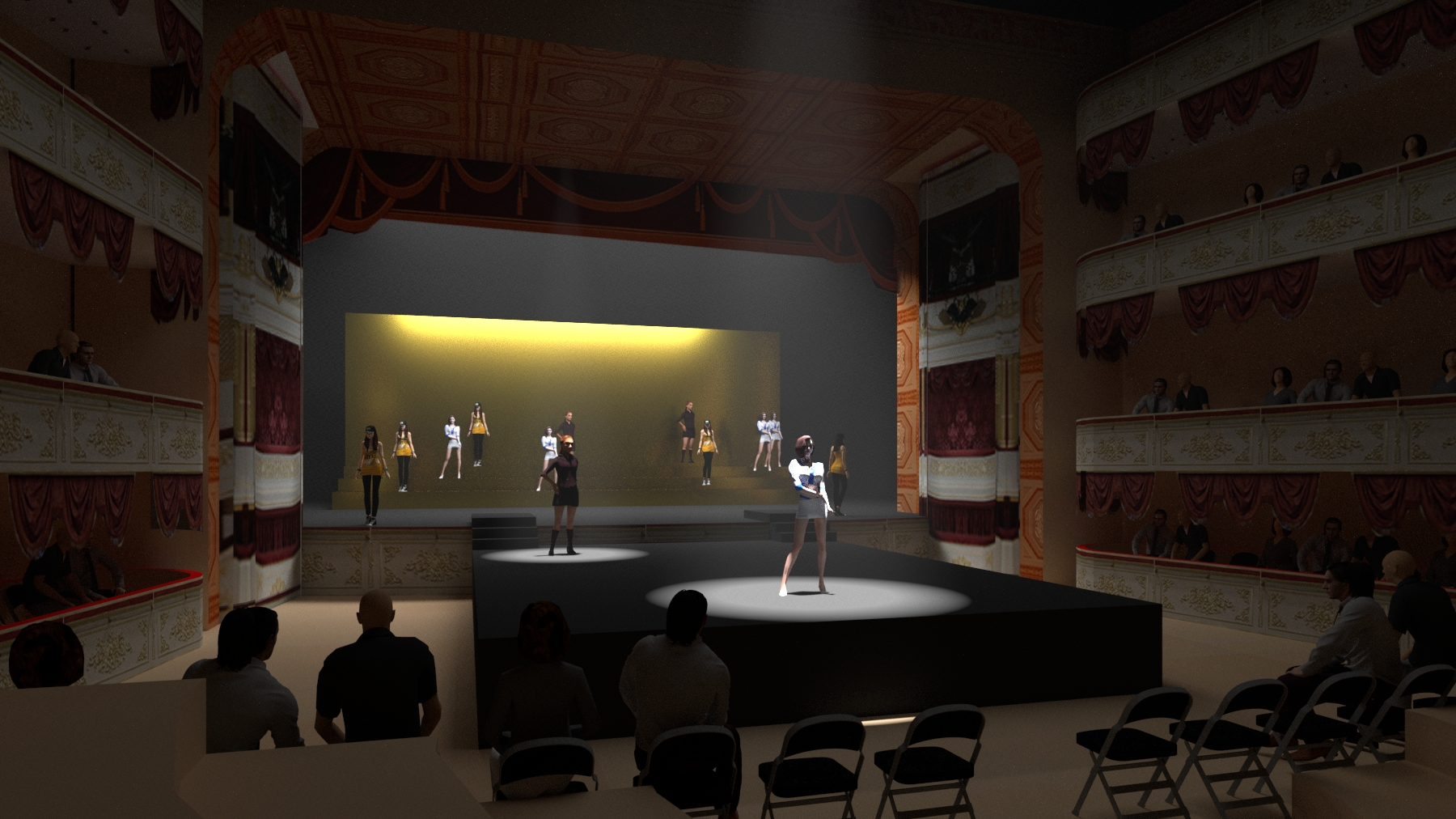 TSUM х Malyy Theatre Fashion show 2021-2