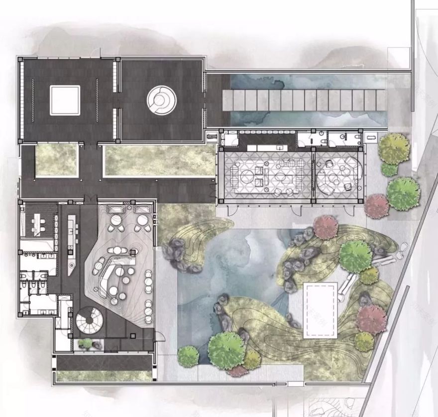 新中式园林之美丨中国上海丨广州观己设计,朗道国际设计,朗庭景观设计-103