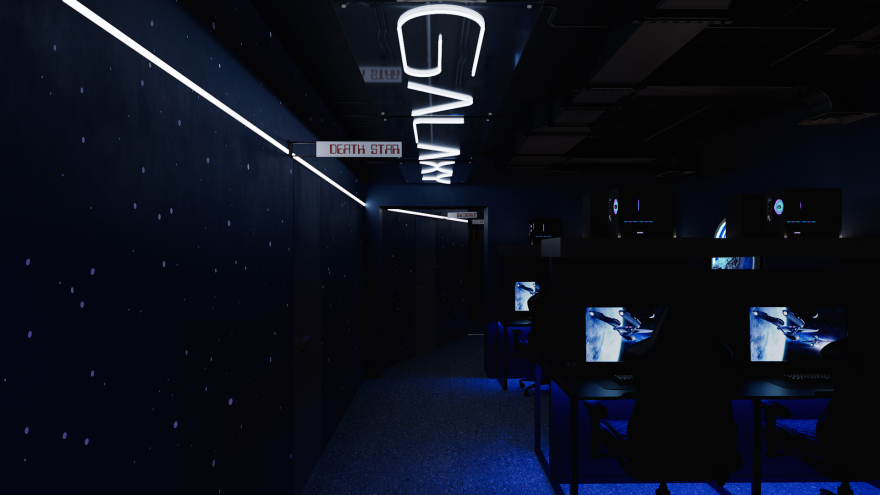 嘉拉伊太空休闲吧
注:Gala·y可能是个特定名称,嘉拉伊是根据读音音译,若有更合适的特定译法需根据具体上下文确定 丨俄罗斯彼尔姆丨Patriarch studio-20