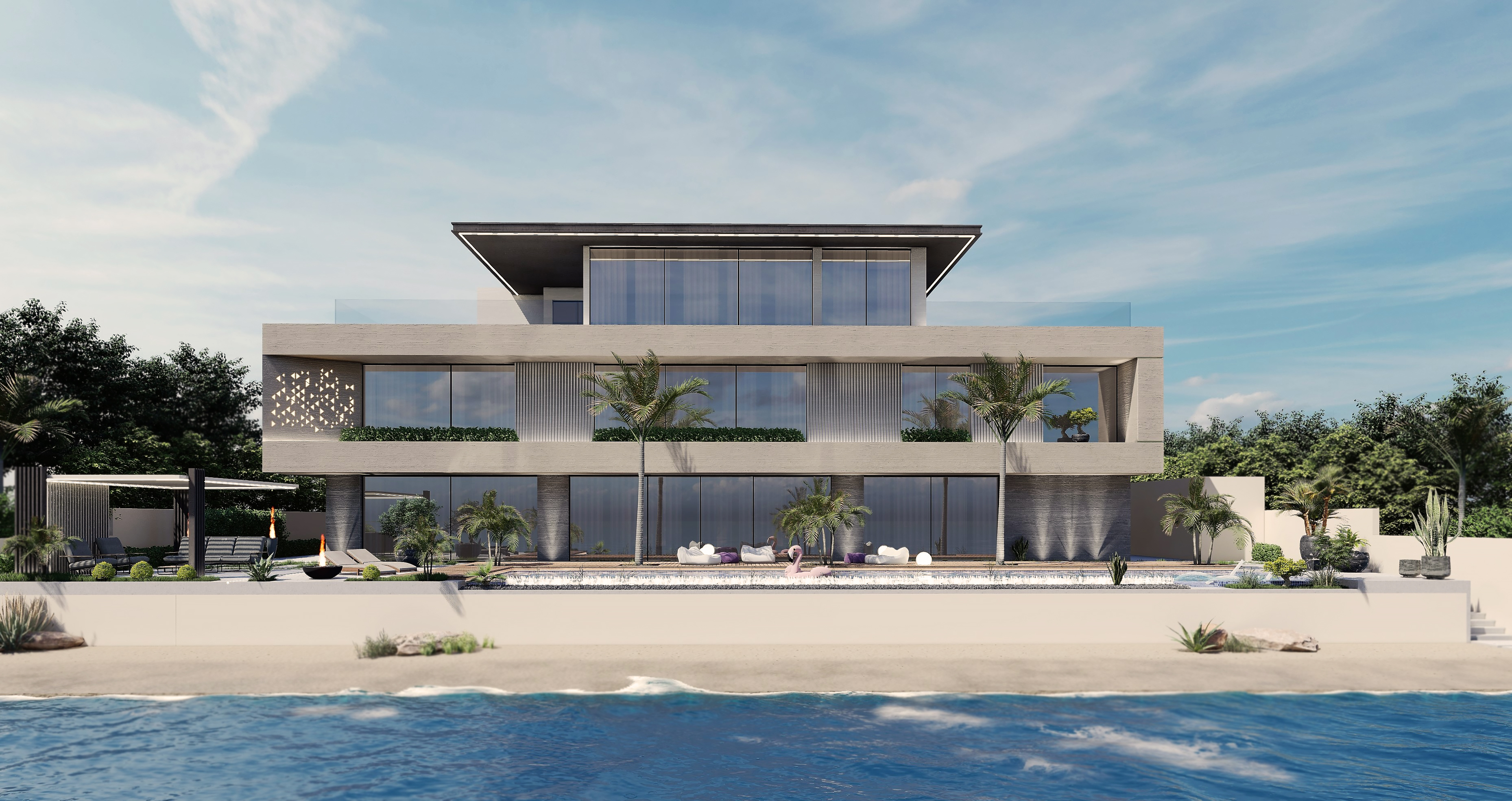 P·J 别墅室外与景观设计丨阿联酋迪拜丨Eleven Plus 装饰设计-4