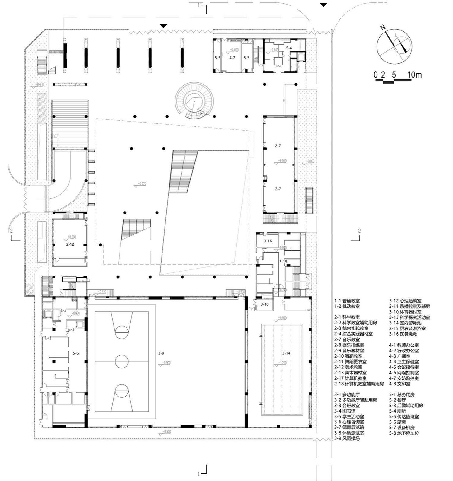深圳福田绿洲小学丨中国深圳丨悉地国际东西影工作室-126