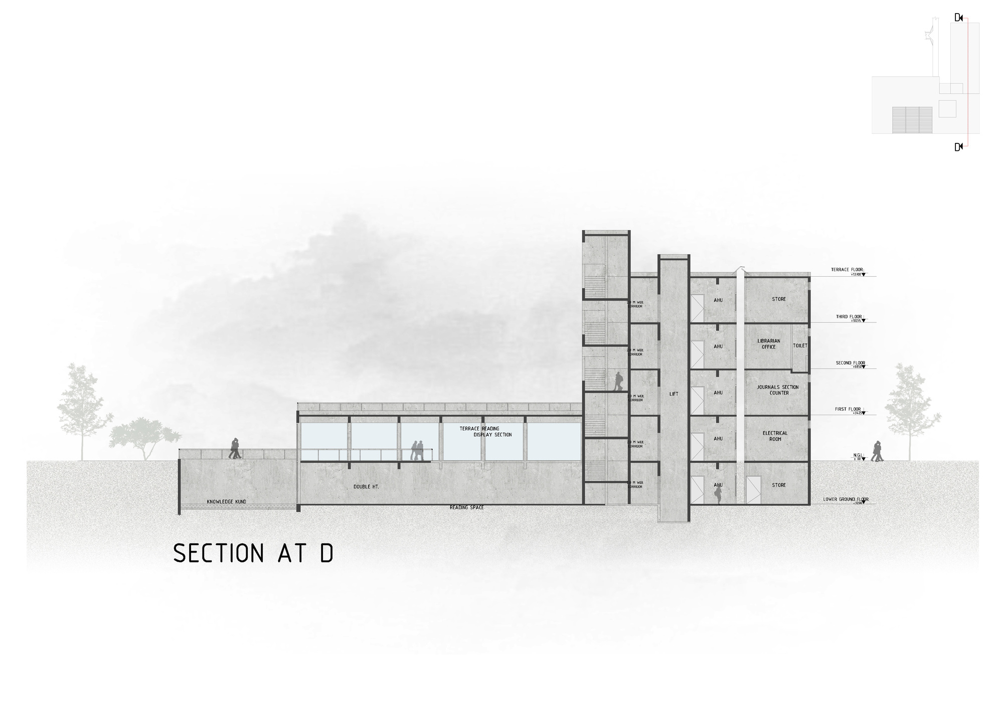 Wo·sen University 图书馆丨印度丨Designhaaus Solutions-45