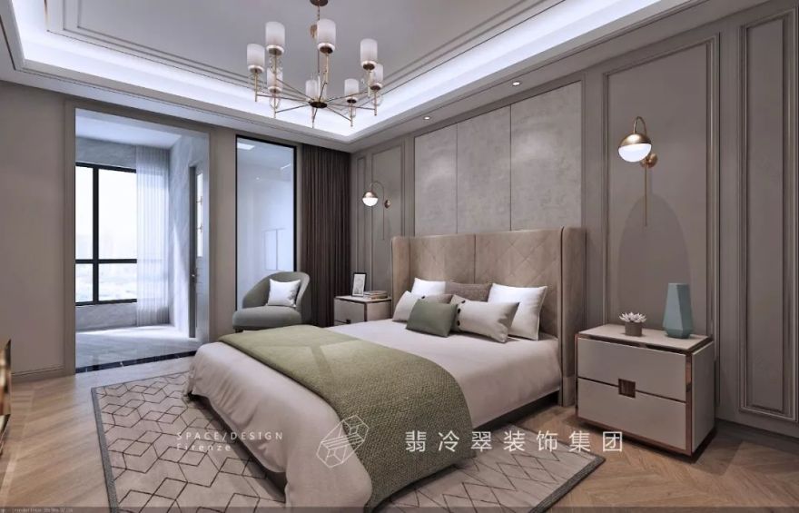 洛阳大曌国际美式轻奢家居设计,温馨雅致生活空间-88