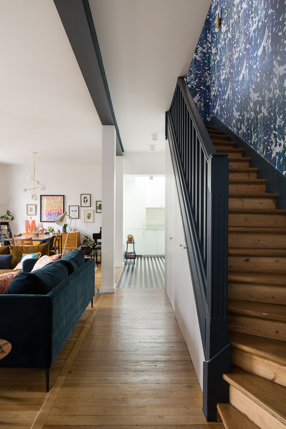 巴黎公寓的彩色风情设计-11