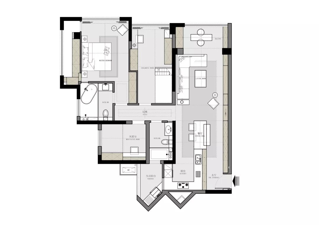 成都 110㎡亲子互动宅,航天家庭的生活艺术-12