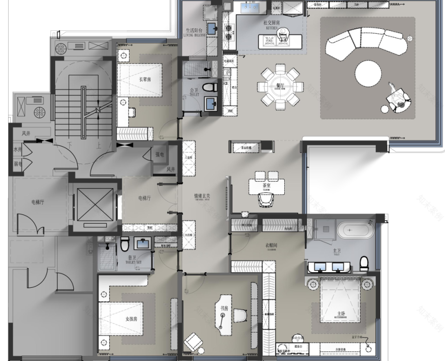 ·西城云著 243m²&186m²样板间丨中国宜昌丨深圳市蜜尔室内艺术设计有限公司-109