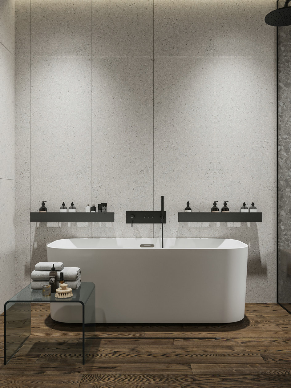 高级灰色系公寓设计-22