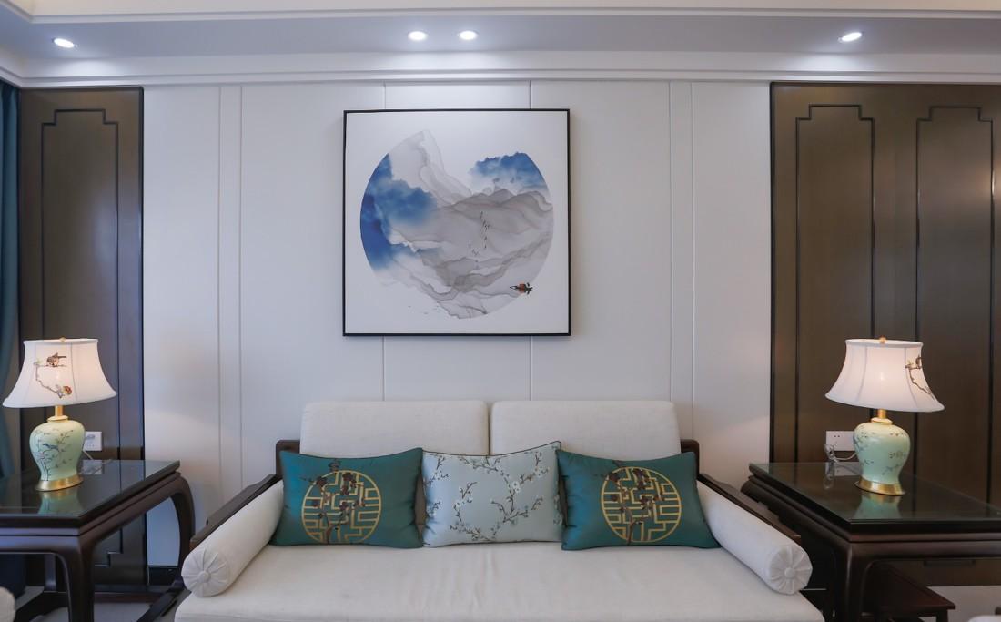 浩天小萌牛丨新中式风格平层设计,温馨港湾慢享生活-5