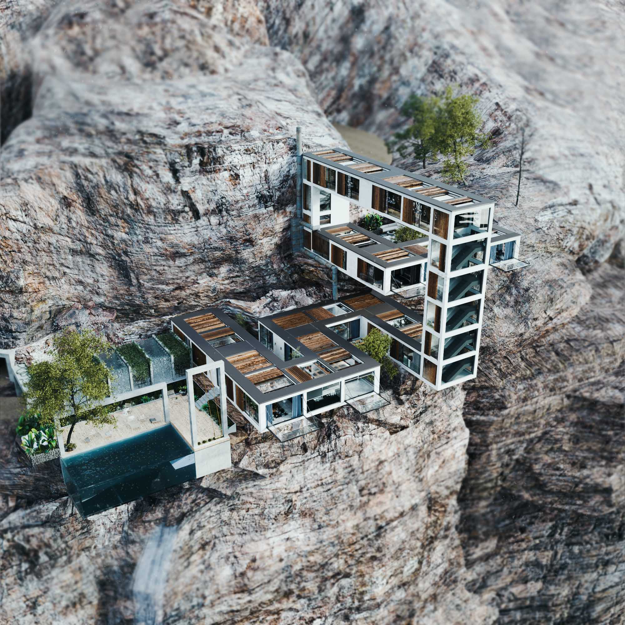 Mountain House in British Columbia, Canada designed by Milad Eshtiyaghi Milad Eshtiyaghi-3