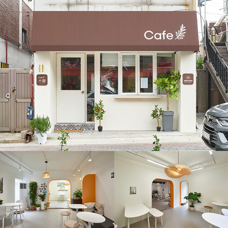 19 平米小空间，韩国设计师的惊艳咖啡厅设计-1