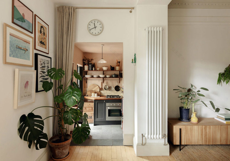 伦敦老式乔治亚联排别墅温馨小公寓-12