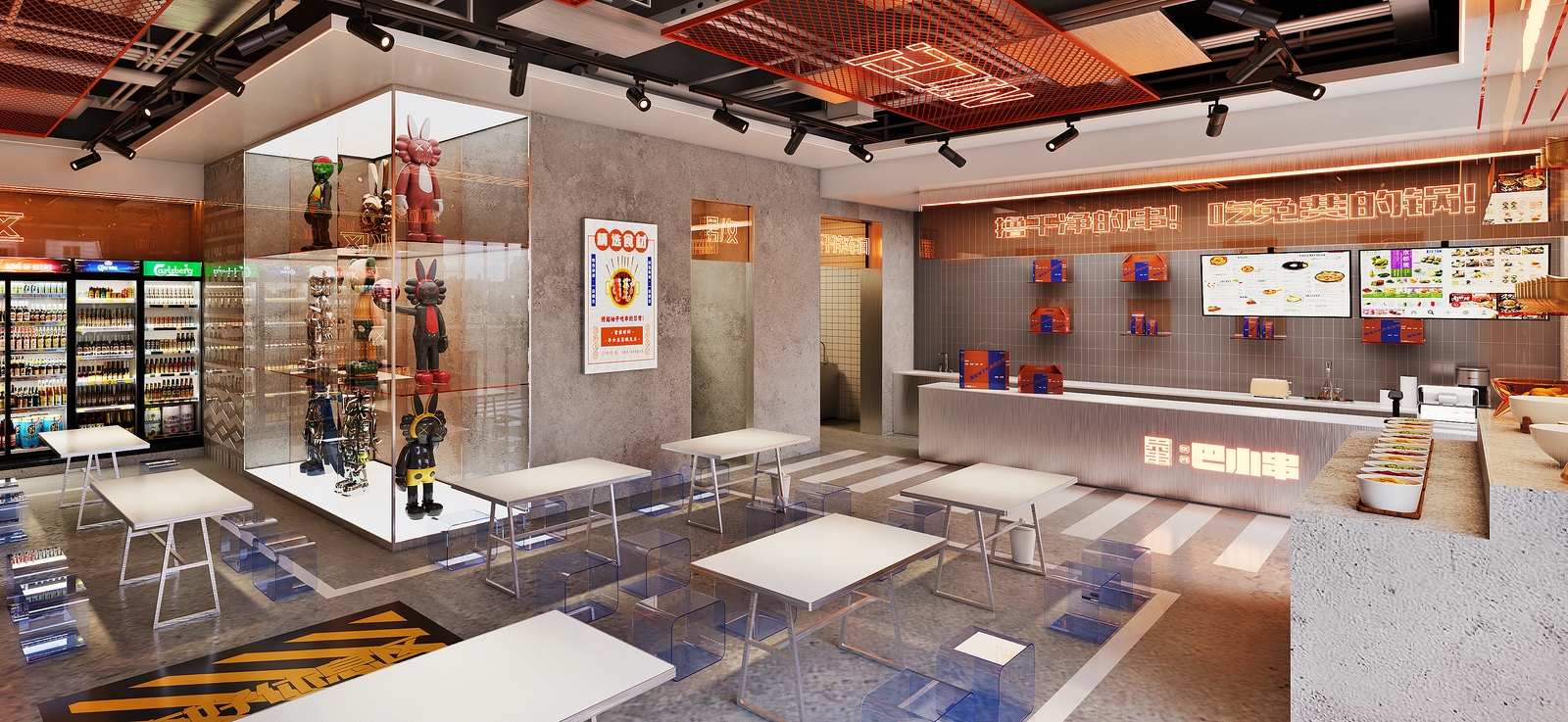 清真牧蓉巴小串丨中国西安丨六器空间设计-14