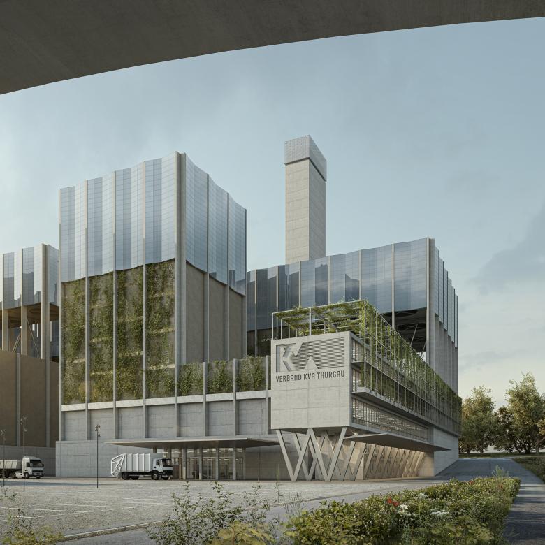 瑞士图尔高垃圾焚烧厂替代项目丨Graber Pulver Architekten AG-0