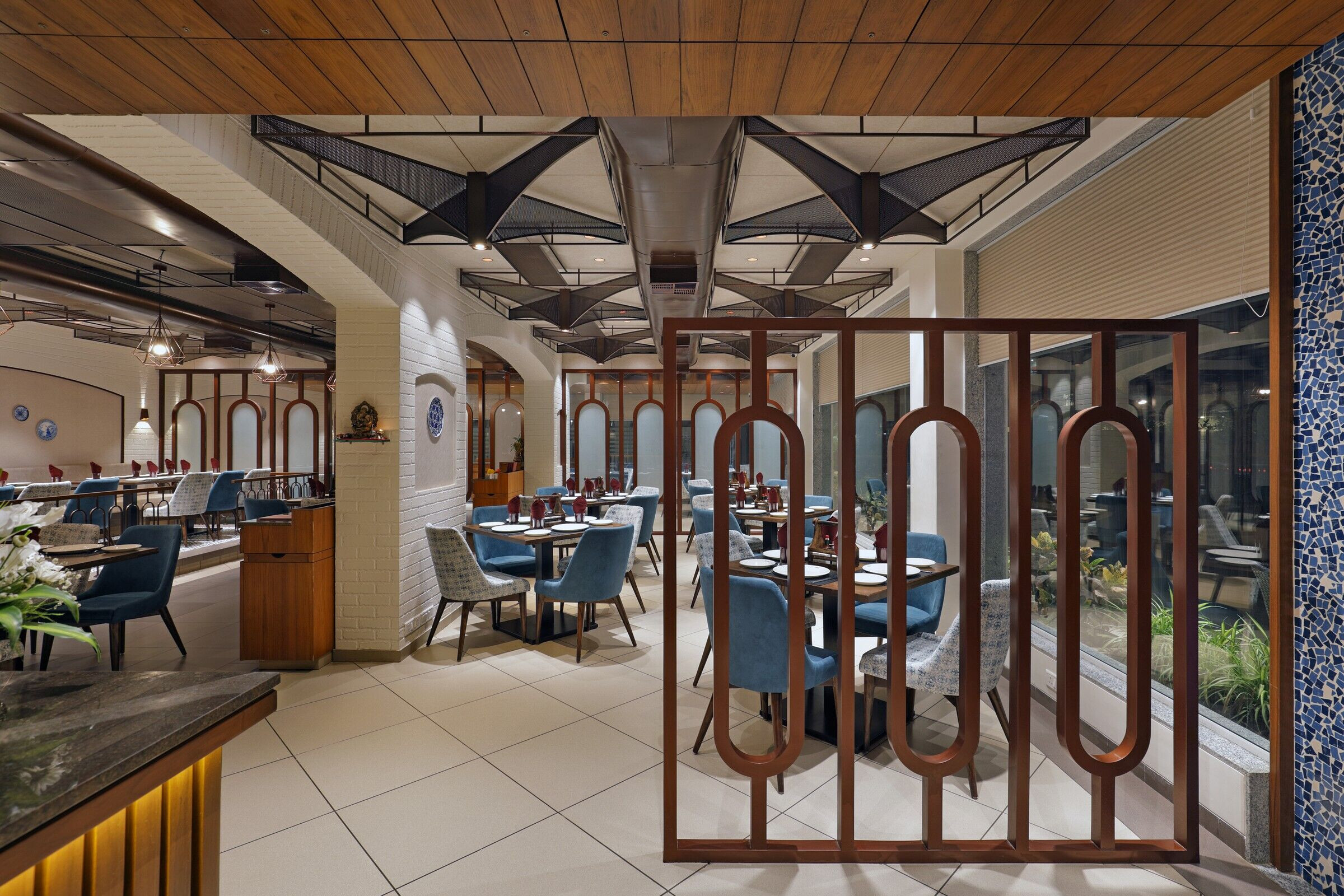 印度简约风格餐厅设计丨MATAI Associates-14