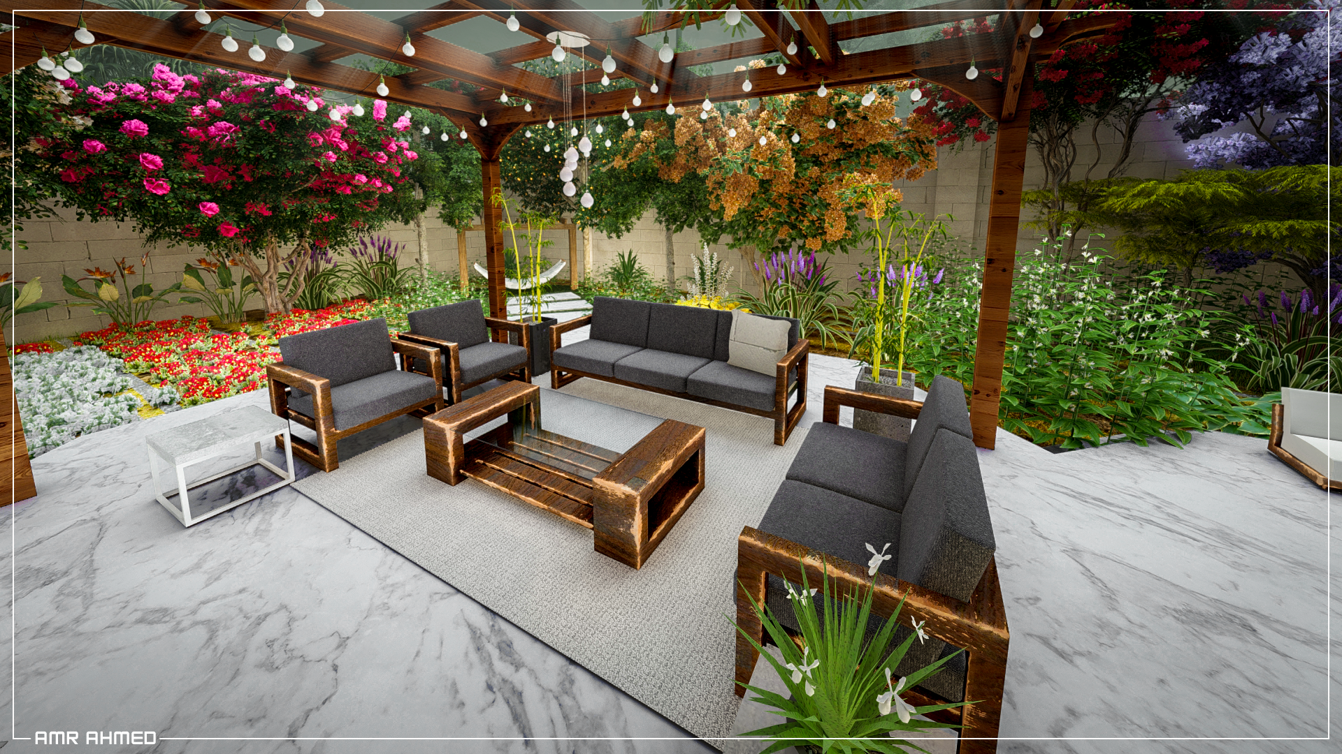 后院景观美化-9