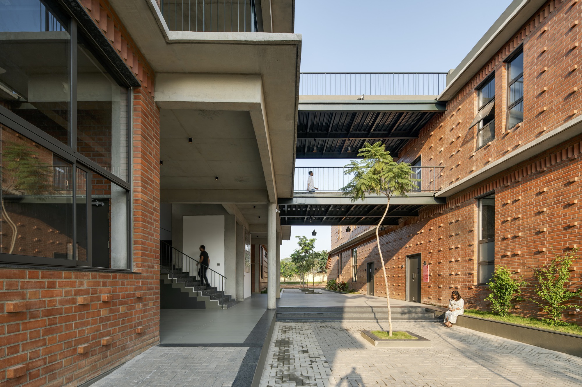 国立商学院丨印度班加罗尔丨HabitArt Architecture Studio-16