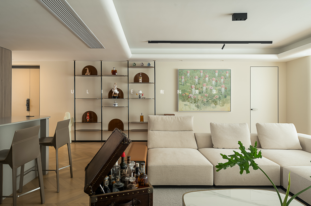 现代温馨家居,圆弧与暖色的完美融合丨YIM DESIGN-21