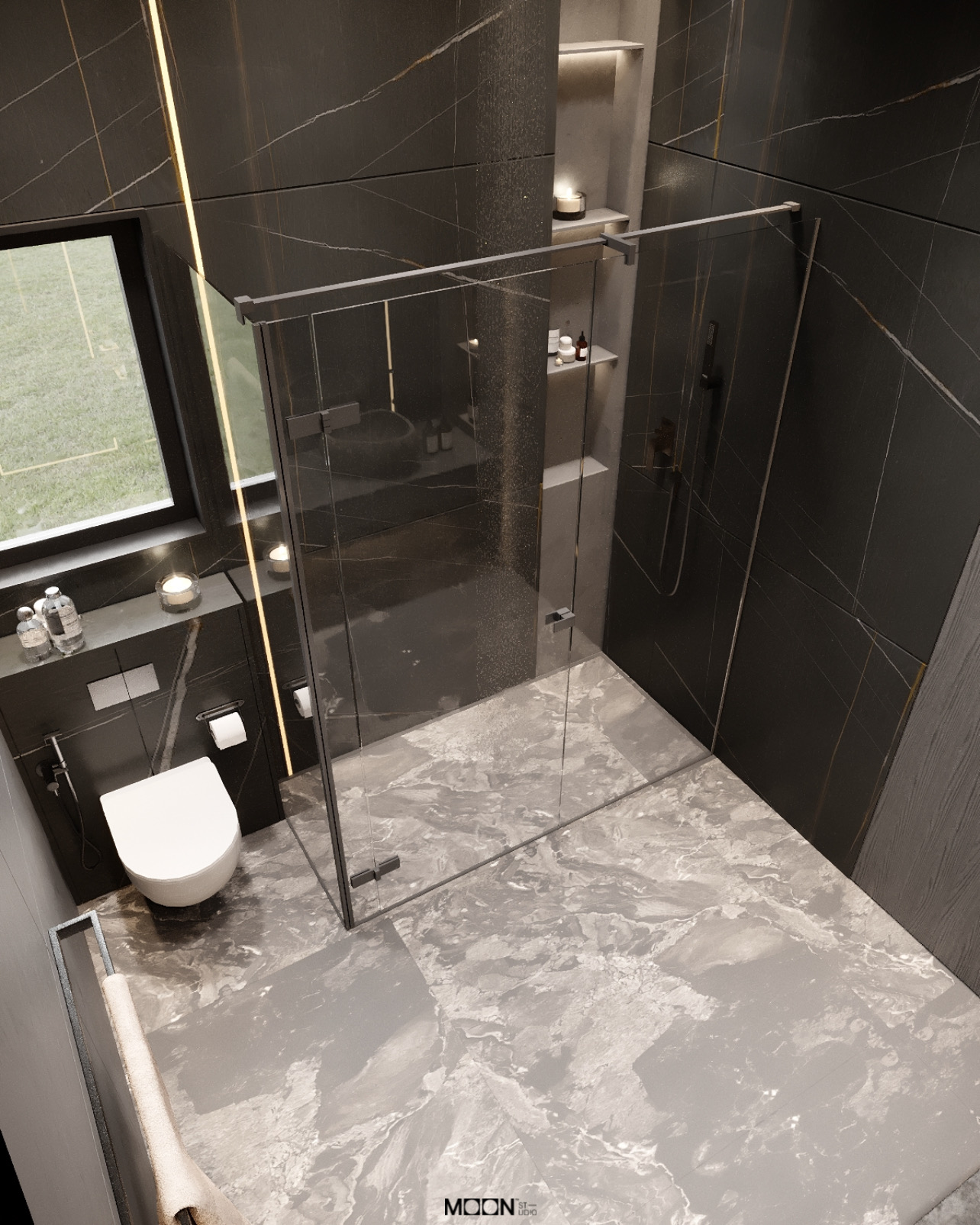 10 m² 卫生间设计丨Moon Studio-4