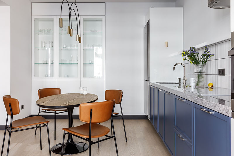 现代风格公寓设计 | 俄罗斯克拉斯诺达尔的时尚白砖艺术-5