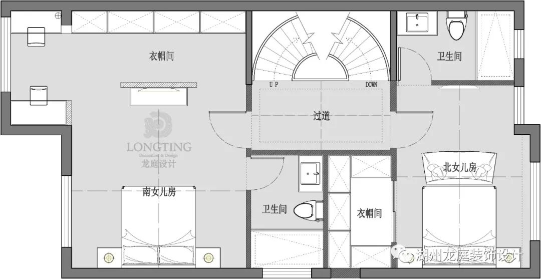 富力城现代简约排屋 | 精致半圆弧楼梯，开放式影音空间-74