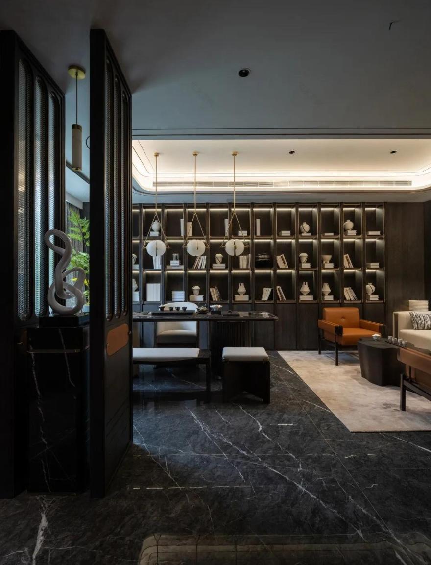 湖南深业·麓溪云境私宴厅+样板间丨中国长沙丨H DESIGN 设计团队(深圳市旋木尚艺装饰工程有限公司)-21