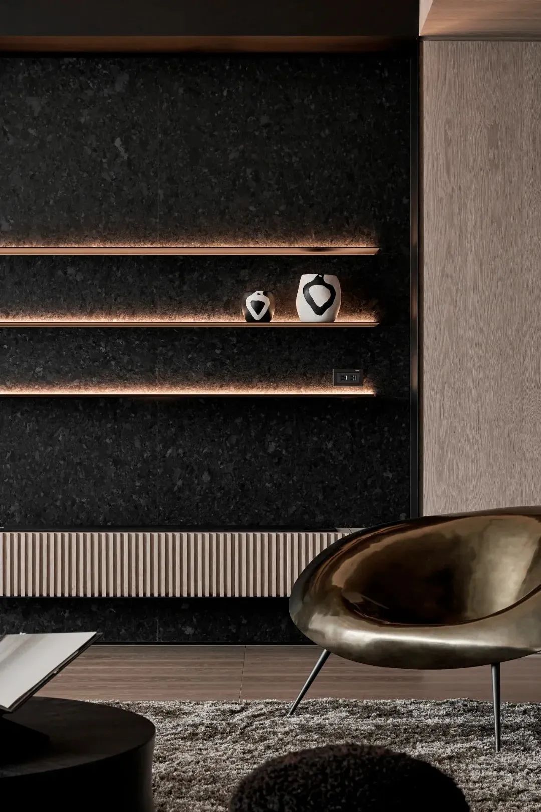 320㎡深色系当代轻奢丨唐忠汉-10