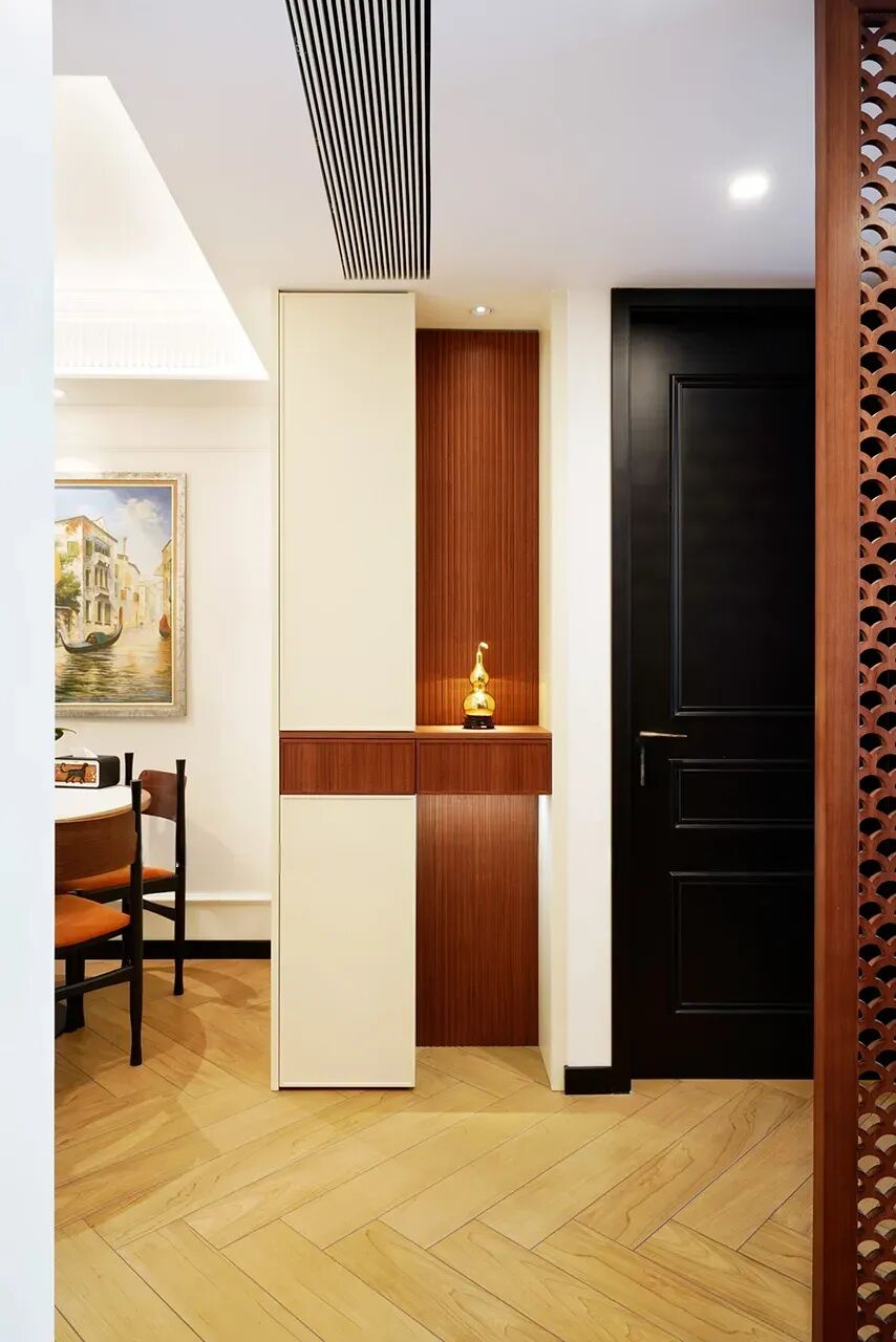 112㎡混搭风：美式与中式的完美邂逅，14万装出奢华与实用-6