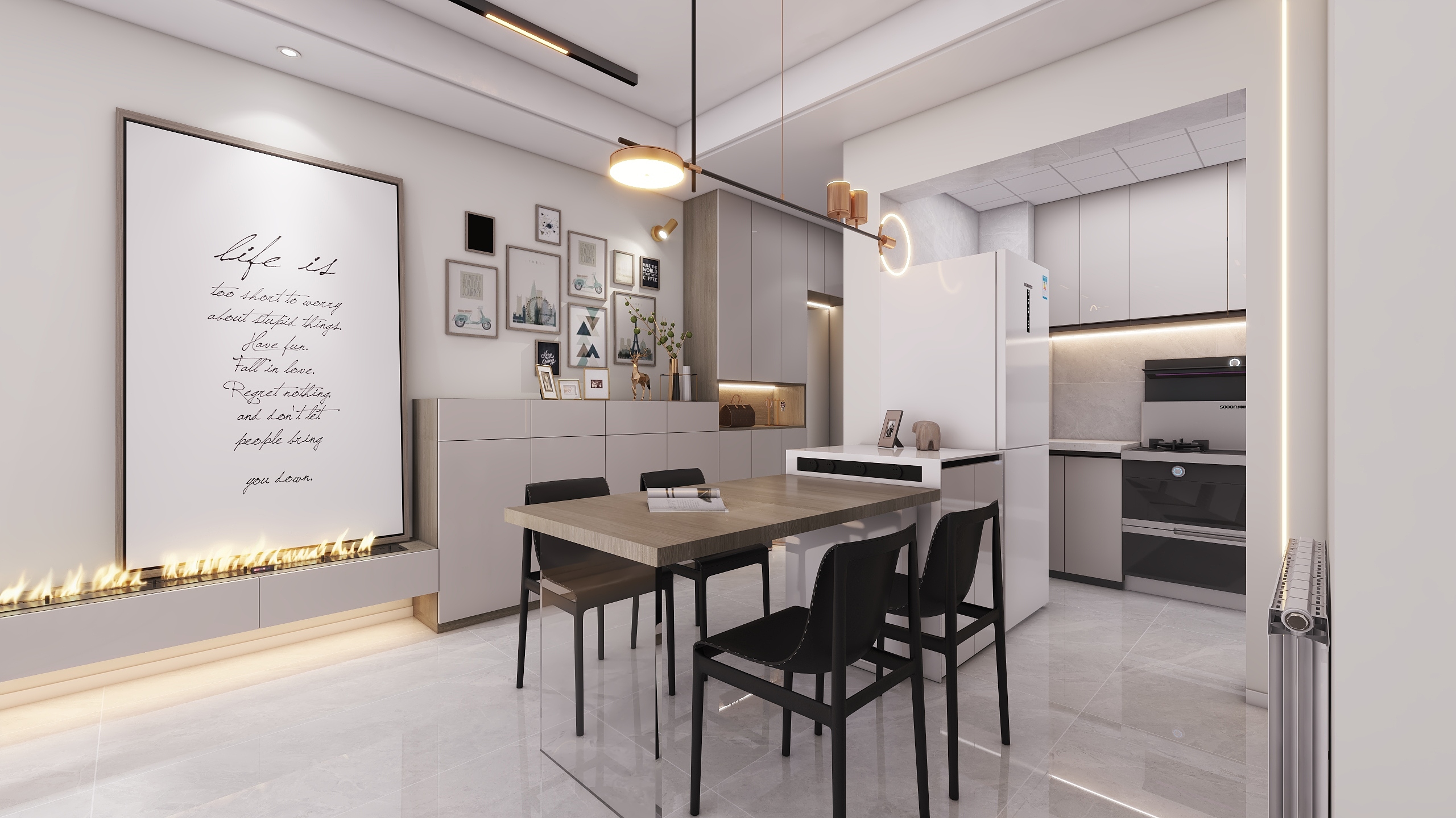 四川成都新津五峰安置房（71平方现代简约两居室）-21