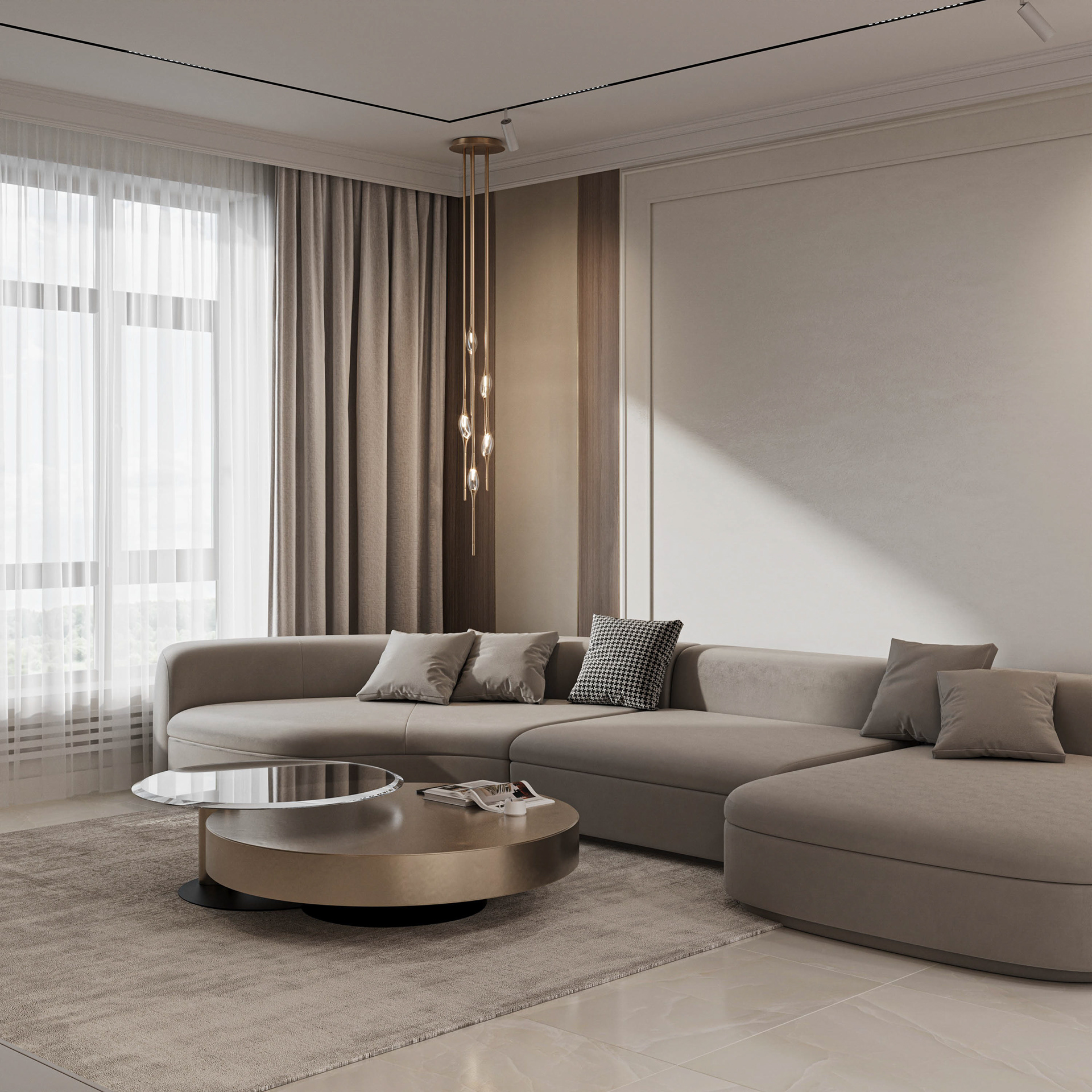 220平米两层住宅室内设计-9