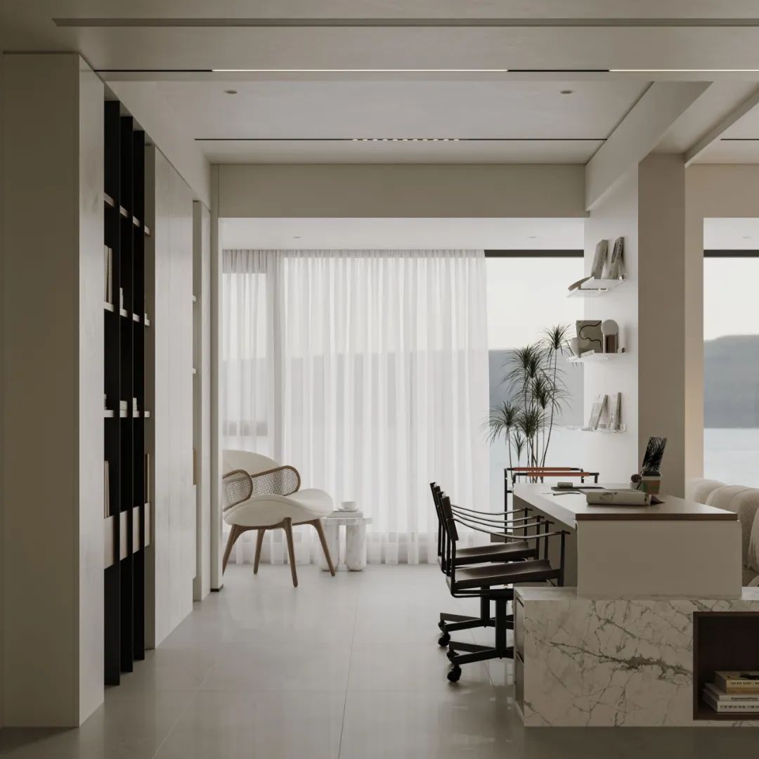 万象华府现代奶油白空间设计丨端石设计事务所-21