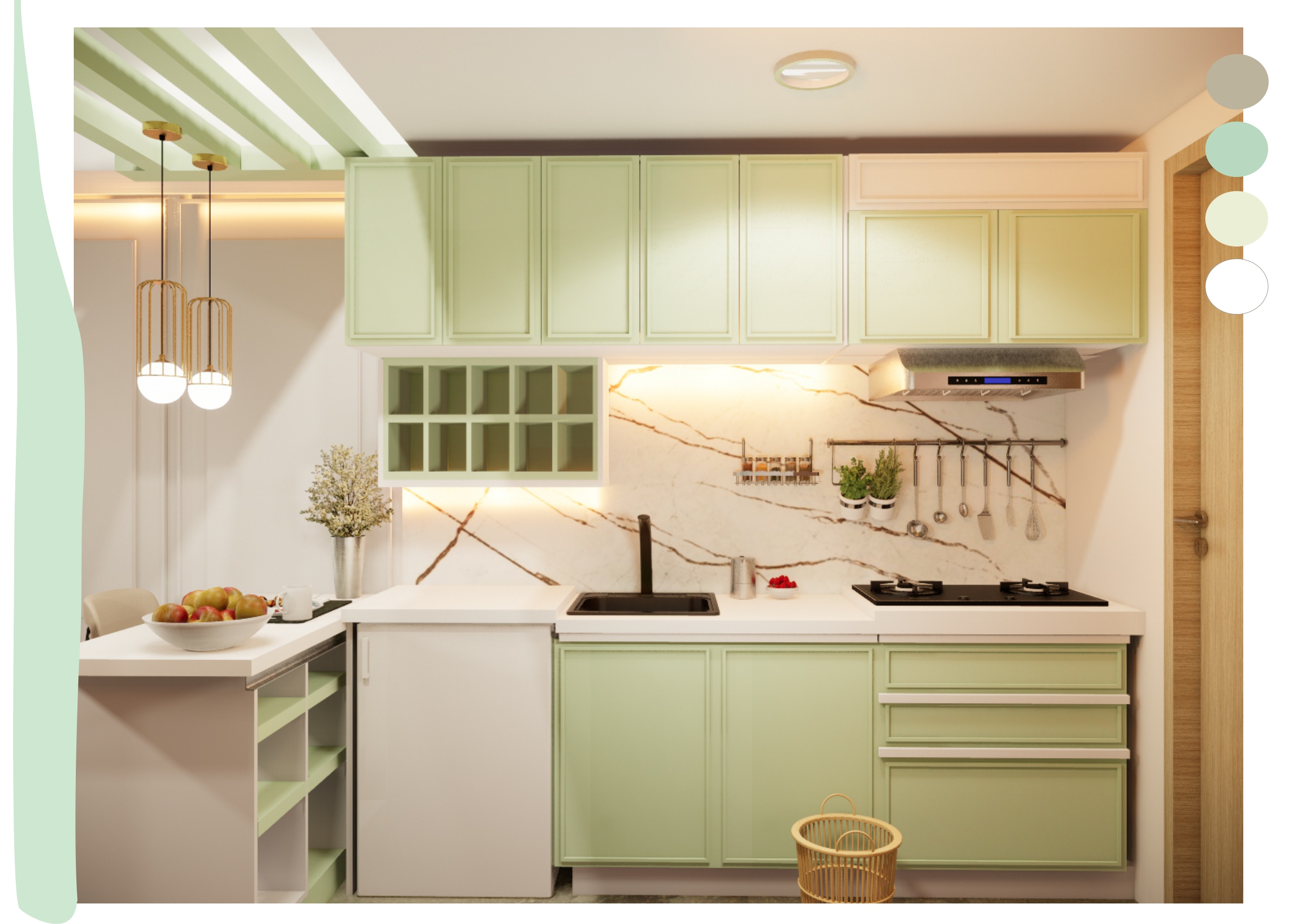 薄荷色调公寓丨印度丨@amaliapspsr-11