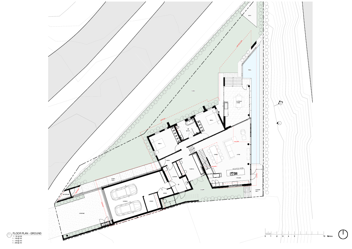 Clifftop住宅，布里斯班 / Joe Adsett Architects-58