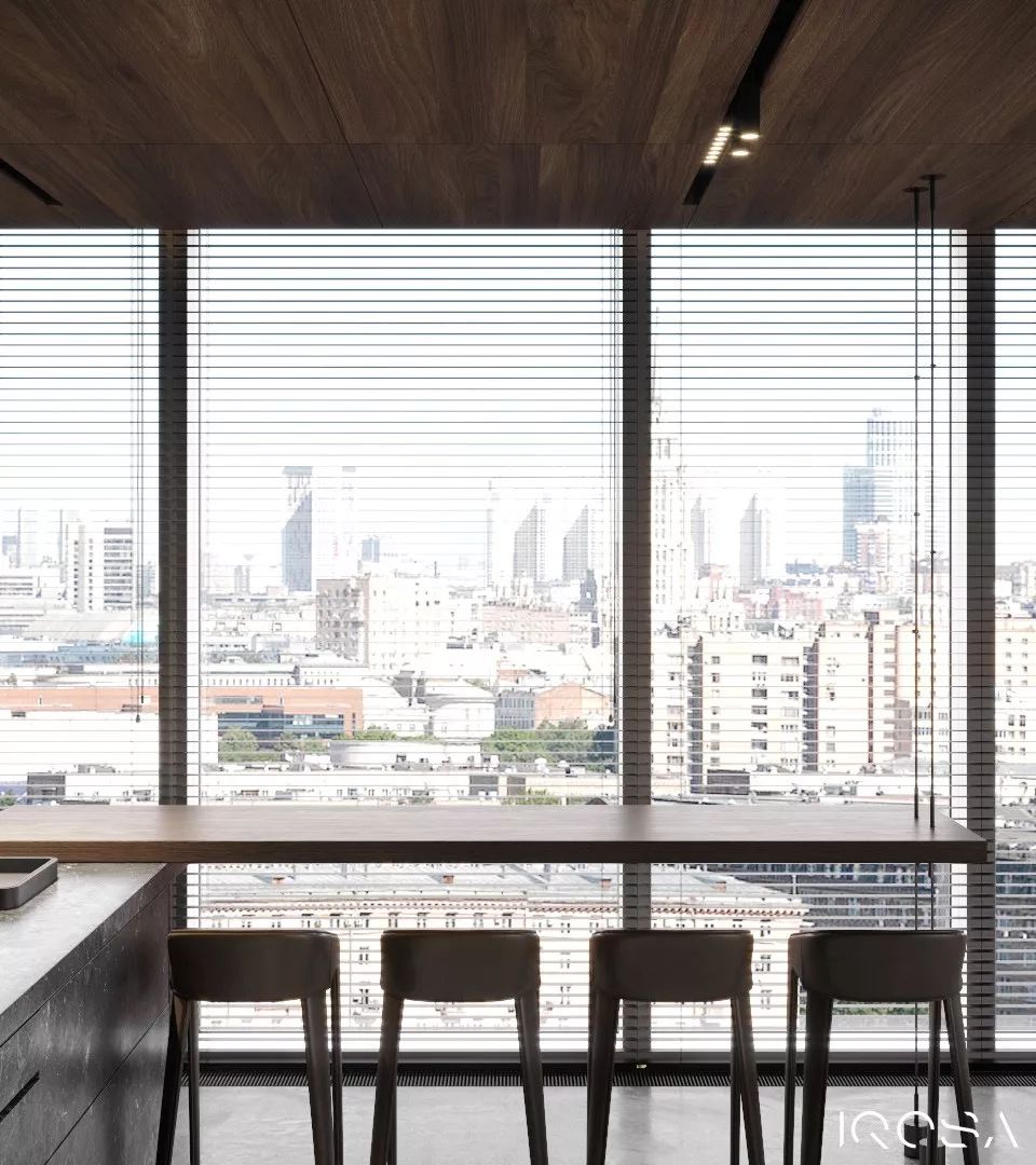 乌克兰 IQOSA 工作室打造野性公寓,粗犷与精致的完美融合-50