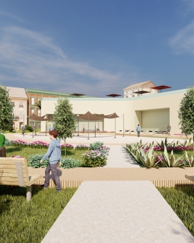 Landscape Auto cad + SketchUp + Lumion