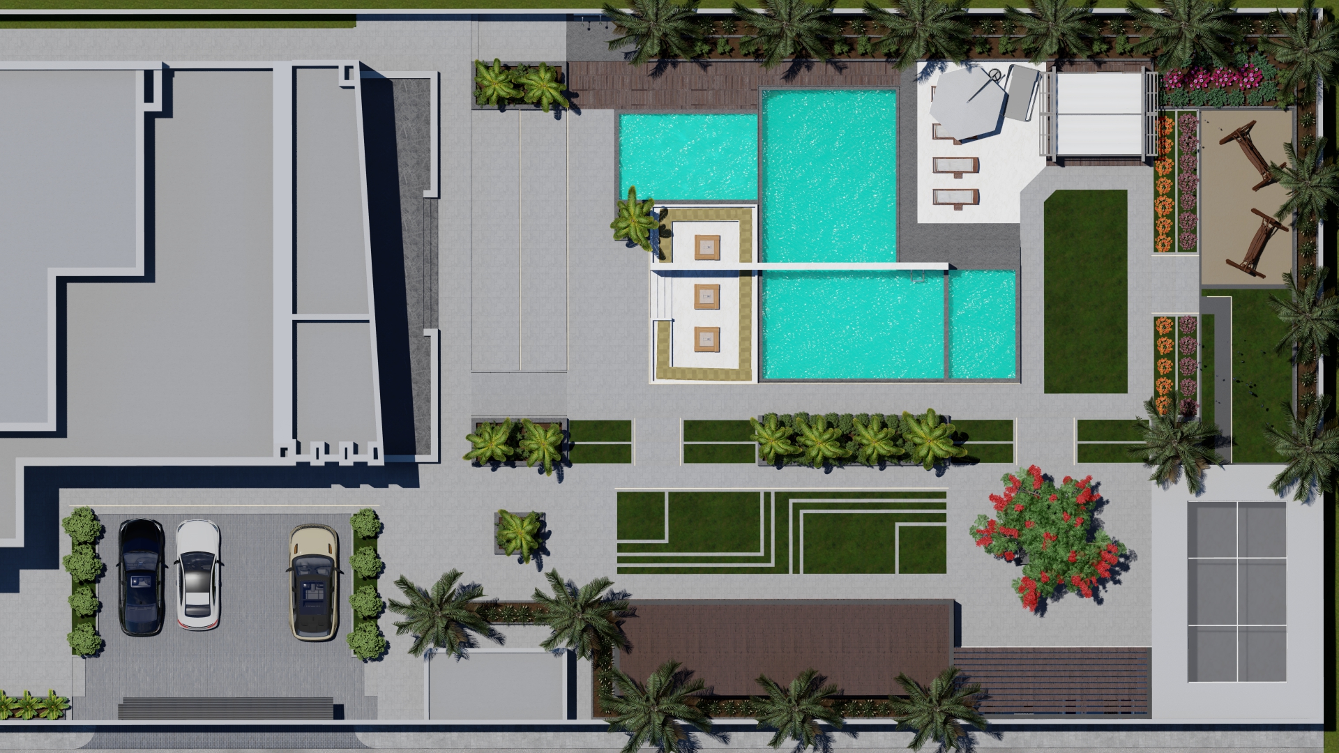 达曼别墅景观设计丨印度达曼-10