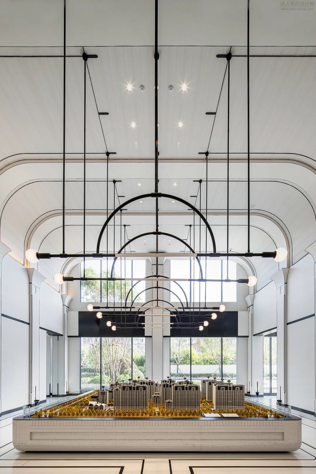 长春中海锦城售楼部 | 几何韵律中的优雅艺术空间-69