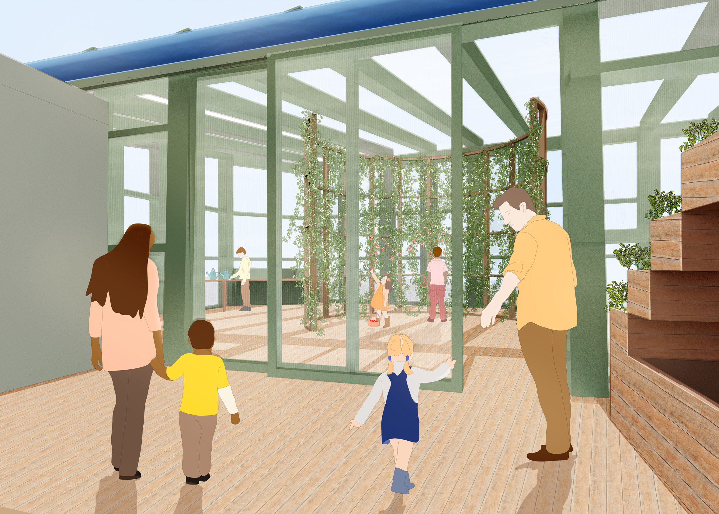 Ravensbourne 大学展示未来建筑设计 | 狗友好的避难所和社区农贸市场-28